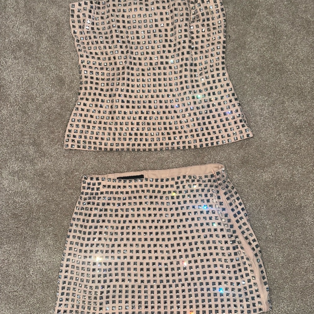 ZARA STONE EMBELLISHED SET